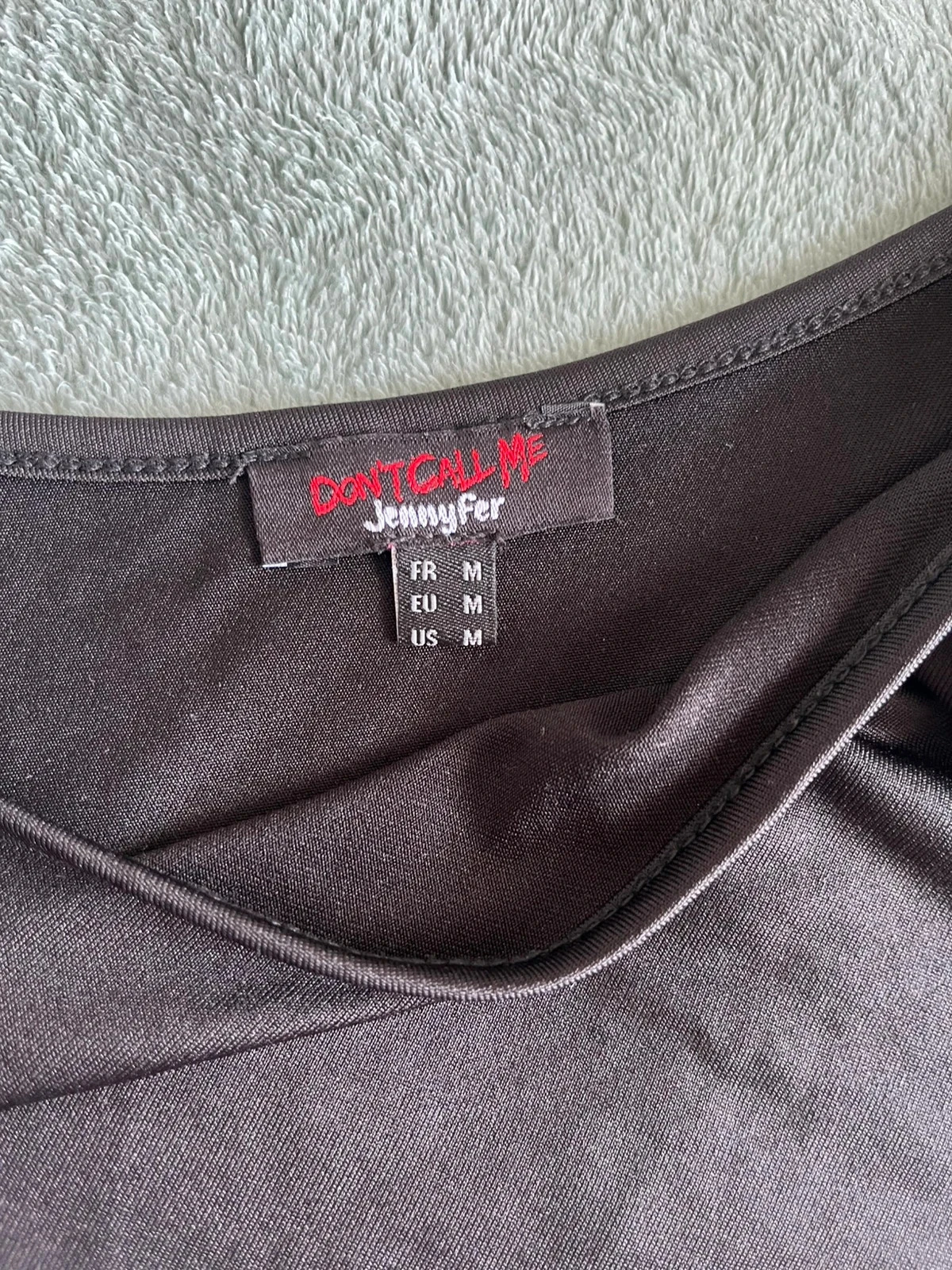 Top preto assimétrico Jennyfer, tamanho M – photo 4